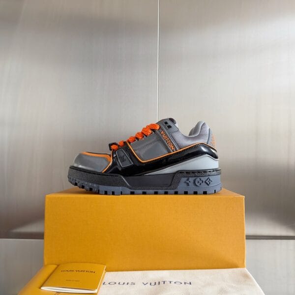 Louis Vuitton Trainer Maxi  Orange and Grey Sneaker