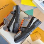 Louis Vuitton Trainer Maxi  Orange and Grey Sneaker