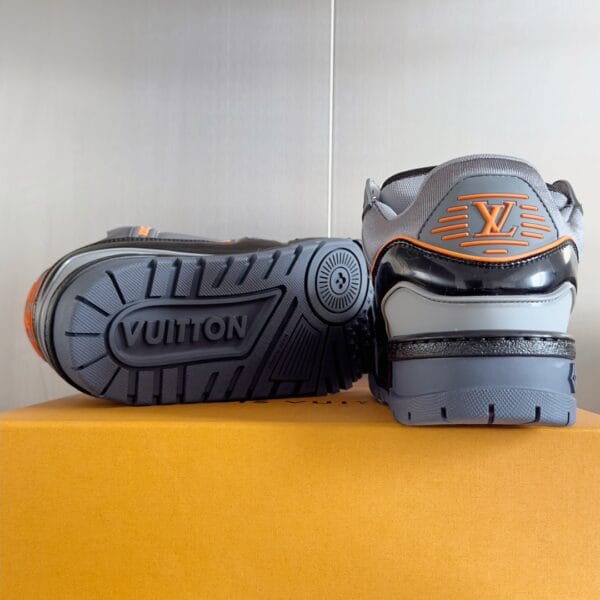 Louis Vuitton Trainer Maxi  Orange and Grey Sneaker