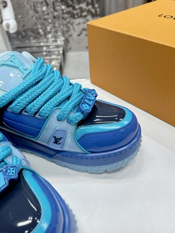 Louis Vuitton Trainer Maxi  LOVE Blue Sneaker