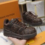 Louis Vuitton Trainer Maxi  Leather Classical Logo Sneaker 24ss