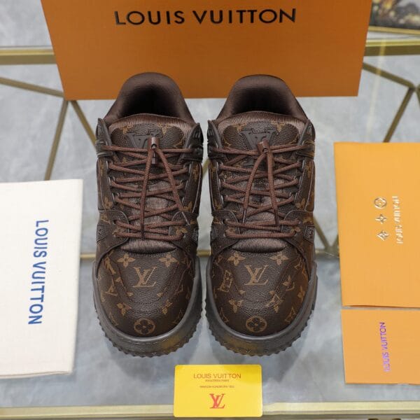Louis Vuitton Trainer Maxi  Leather Classical Logo Sneaker 24ss