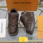 Louis Vuitton Trainer Maxi  Leather Classical Logo Sneaker 24ss