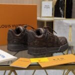 Louis Vuitton Trainer Maxi  Leather Classical Logo Sneaker 24ss