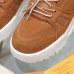 Louis Vuitton Trainer Maxi Leather Brown Sneaker 24ss