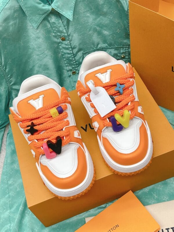 Louis Vuitton Trainer Maxi  LOVE Orange Sneaker