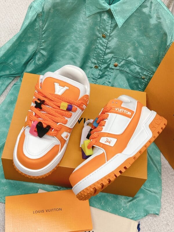 Louis Vuitton Trainer Maxi  LOVE Orange Sneaker