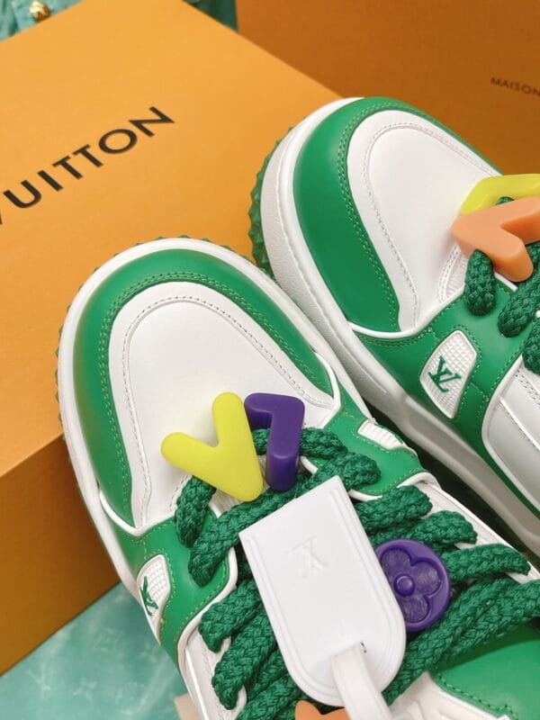 Louis Vuitton Trainer Maxi  LOVE Green Sneaker