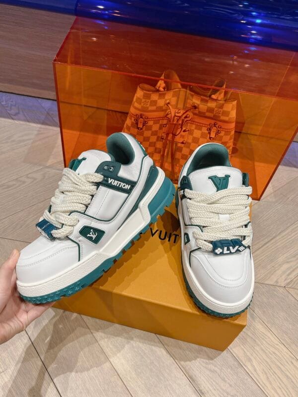 Louis Vuitton Trainer Maxi  BlueGreen Sneaker