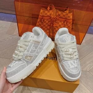 Louis Vuitton Trainer Maxi  Diamond White Sneaker