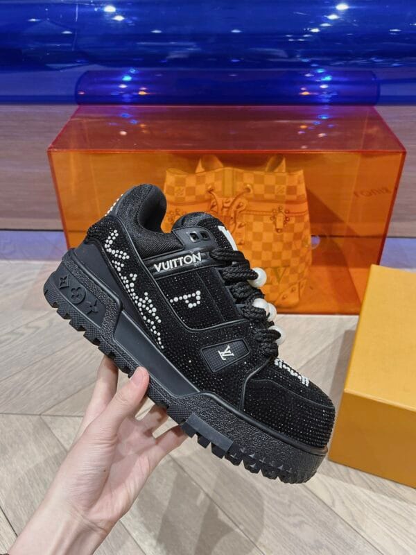 Louis Vuitton Trainer Maxi  Diamond Black Sneaker