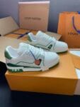 Louis Vuitton Trainer Diamond White and Green