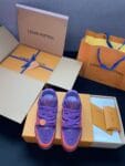 Louis Vuitton Trainer Diamond Purple and Orange