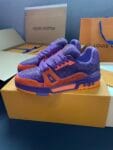 Louis Vuitton Trainer Diamond Purple and Orange