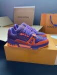 Louis Vuitton Trainer Diamond Purple and Orange