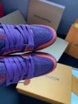 Louis Vuitton Trainer Diamond Purple and Orange