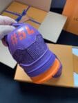 Louis Vuitton Trainer Diamond Purple and Orange