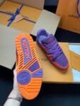 Louis Vuitton Trainer Diamond Purple and Orange