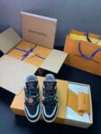 Louis Vuitton Trainer Diamond Black Grey