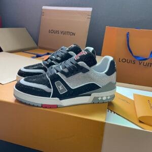 Louis Vuitton Trainer Diamond Black Grey