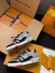 Louis Vuitton Trainer Diamond Black Grey