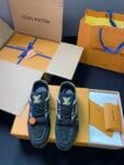 Louis Vuitton Trainer Diamond Black Yellow