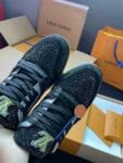 Louis Vuitton Trainer Diamond Black Yellow