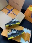 Louis Vuitton Trainer Diamond Black Yellow