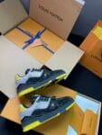 Louis Vuitton Trainer Diamond Black Yellow