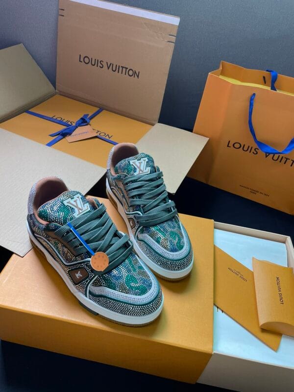 Louis Vuitton Trainer Diamond Camouflage