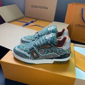 Louis Vuitton Trainer Diamond Camouflage