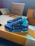 Louis Vuitton Trainer Diamond Blue Flower Seal