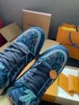 Louis Vuitton Trainer Diamond Blue Flower Seal