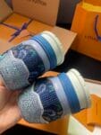 Louis Vuitton Trainer Diamond Blue Flower Seal