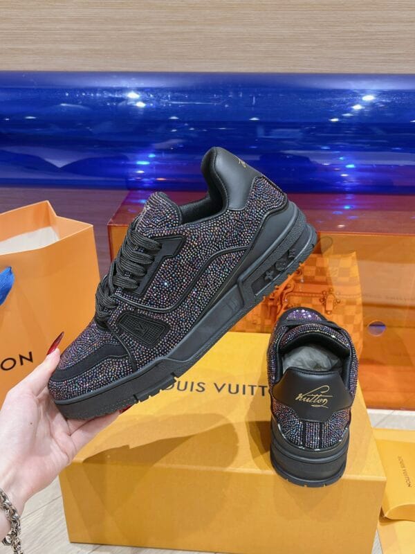 Louis Vuitton Trainer Diamond Black