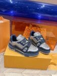 Louis Vuitton Trainer Diamond Blue and Grey