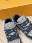 Louis Vuitton Trainer Diamond Blue and Grey