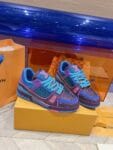 Louis Vuitton Trainer Diamond Blue and Purple