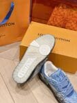 Louis Vuitton Trainer Light Blue Snake