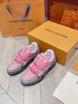 Louis Vuitton Trainer Light Pink Snake