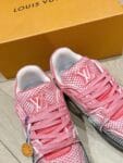 Louis Vuitton Trainer Light Pink Snake