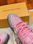 Louis Vuitton Trainer Light Pink Snake
