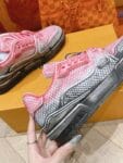 Louis Vuitton Trainer Light Pink Snake