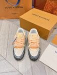 Louis Vuitton Trainer Light Orange Snake