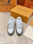 Louis Vuitton Trainer Light Grey Snake