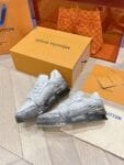 Louis Vuitton Trainer Light Grey Snake