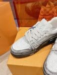 Louis Vuitton Trainer Light Grey Snake