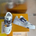 Louis Vuitton Trainer Light Blue Jeans