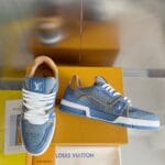 Louis Vuitton Trainer Blue Jeans