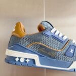 Louis Vuitton Trainer Blue Jeans